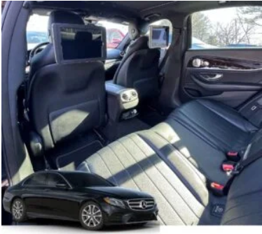 Black Mercedes-Benz E-Class sedan