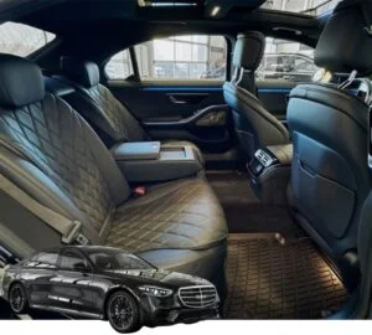 Black Mercedes-Benz S-Class sedan
