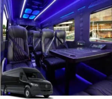 Black executive Sprinter van